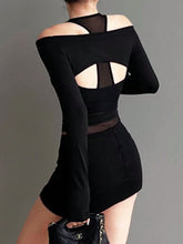 Women Hollow-Out Design Long Sleeve Fitted Elegant Sexy Romantic Bodysuit